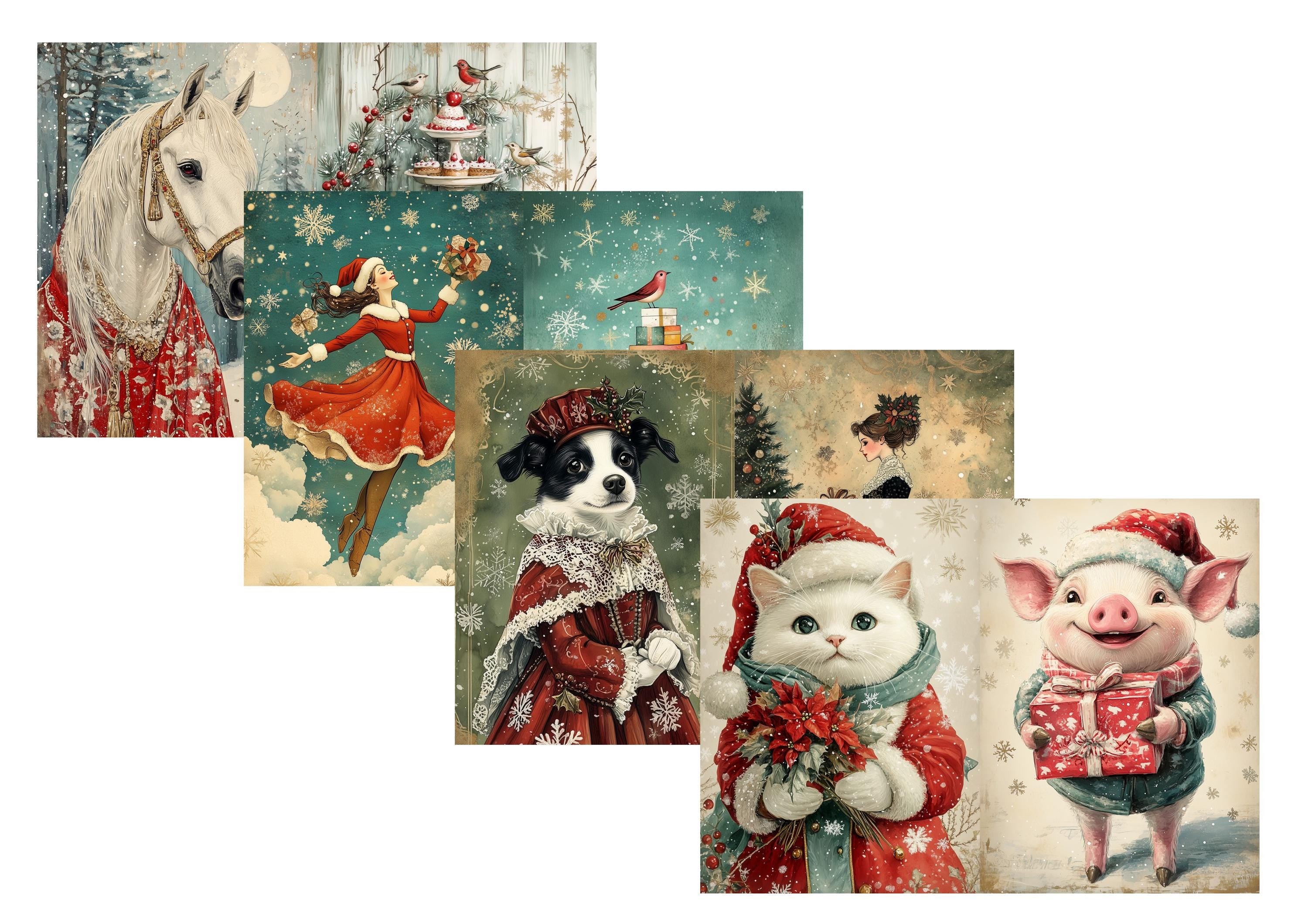 LovedbyGaby A4 journalpaper set Festive