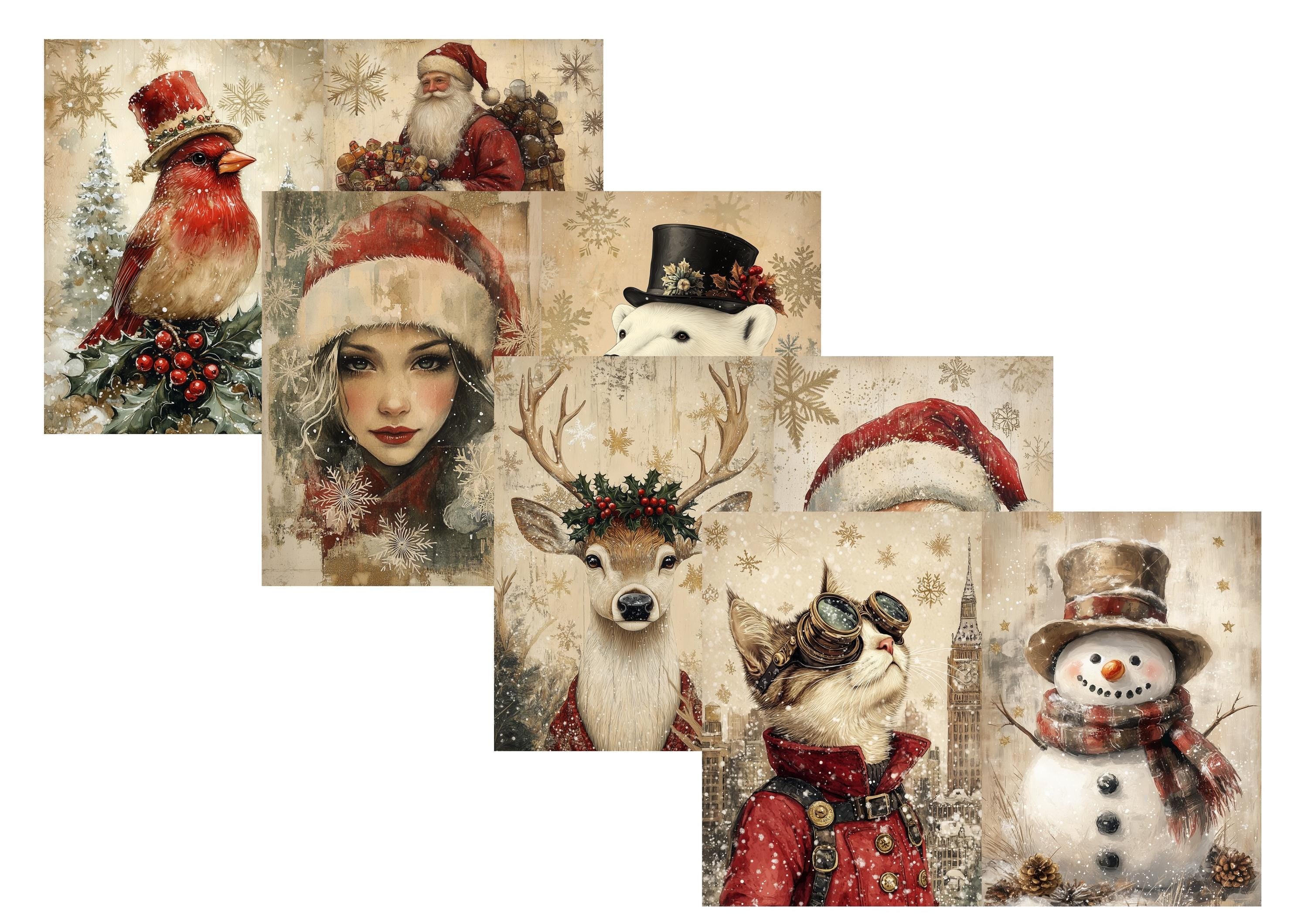 LovedbyGaby A4 journalpaper set Festive