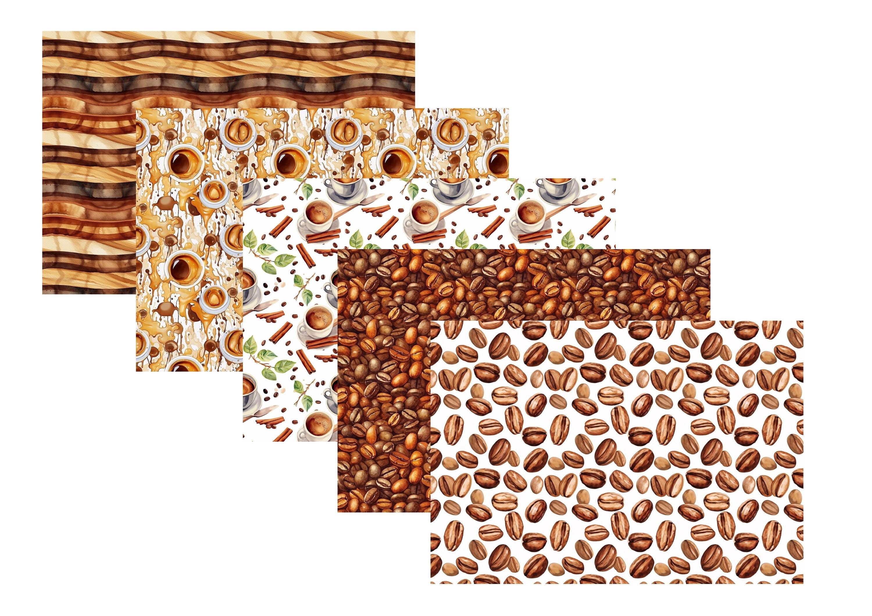 LovedbyGaby A4 journalpaper set Coffee backgrounds