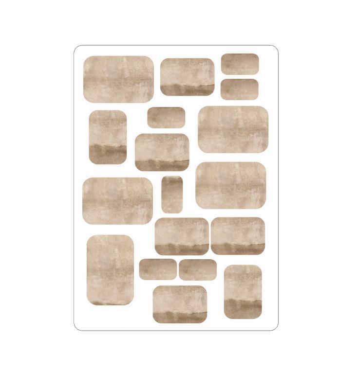 LovedbyGaby washi stickers square