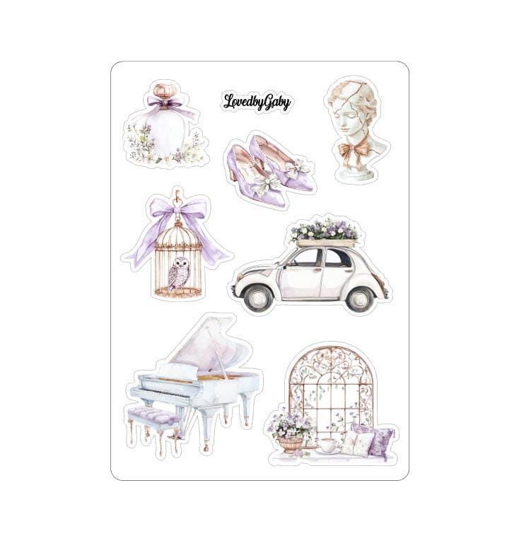 LovedbyGaby stickers Wildflower Novel