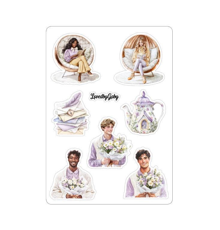 LovedbyGaby stickers Wildflower Novel