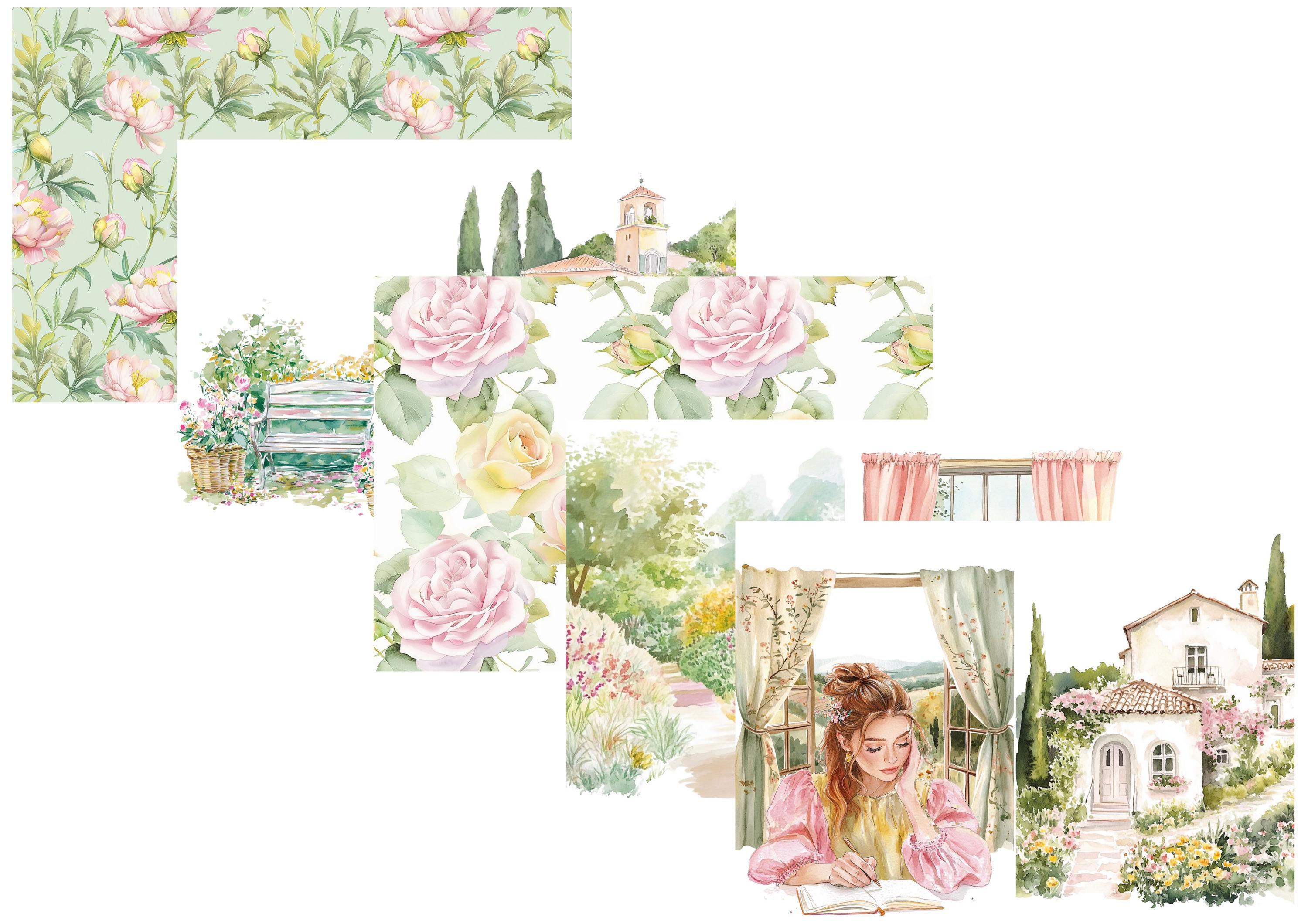 LovedbyGaby A4 journal paperset Spring planning