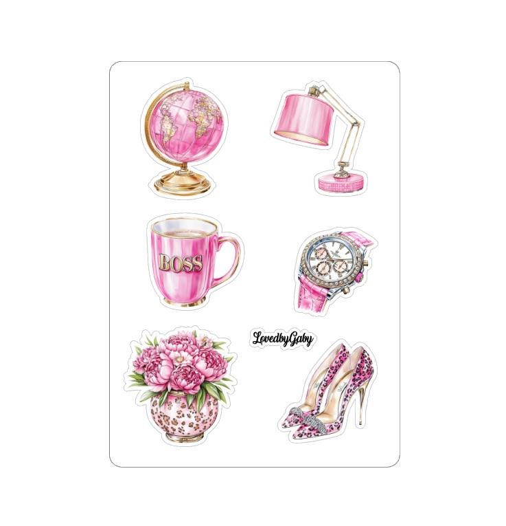 LovedbyGaby stickers Boss woman Leopard