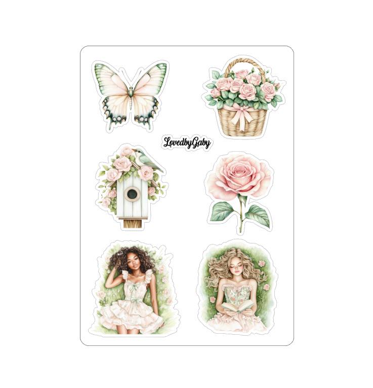 LovedbyGaby stickers Secret Garden