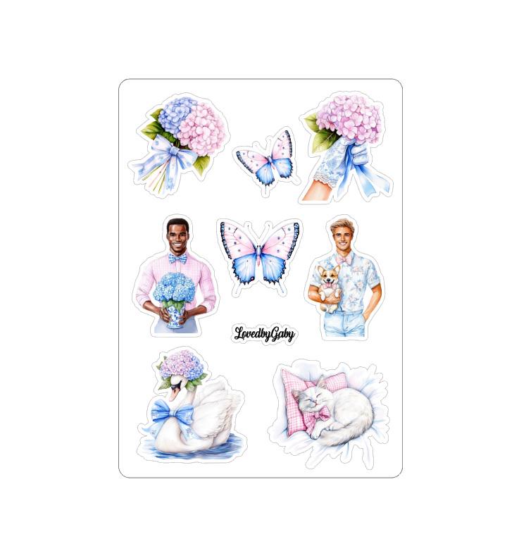LovedbyGaby stickers Hydrangea
