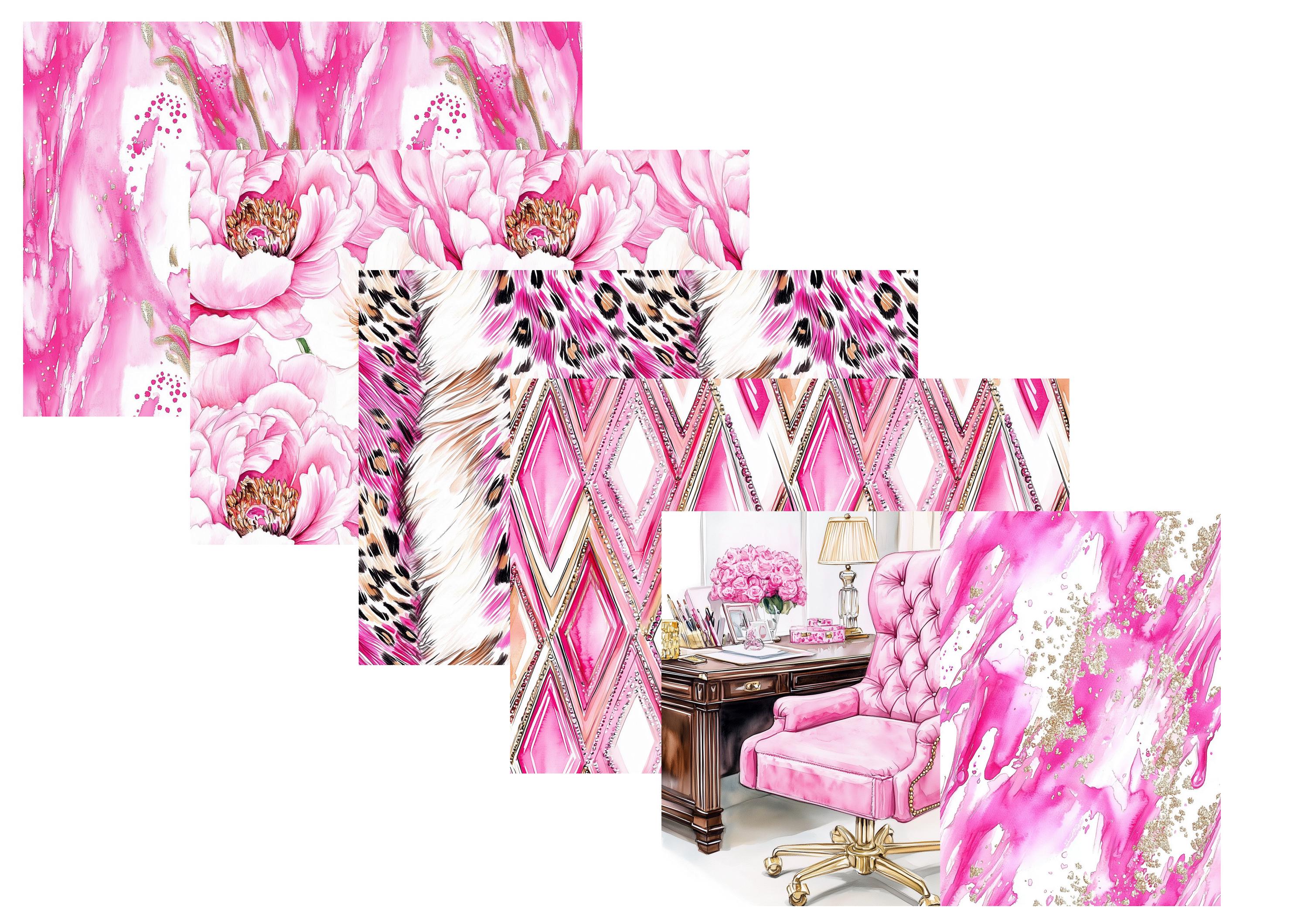 LovedbyGaby A4 journalpaper set Boss woman Leopard