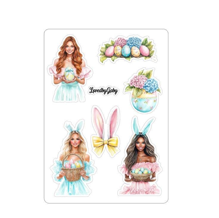 LovedbyGaby stickers pastel easter