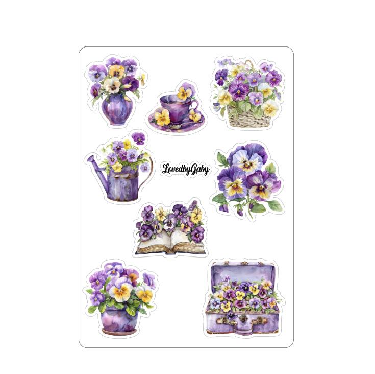 LovedbyGaby stickers Pansy