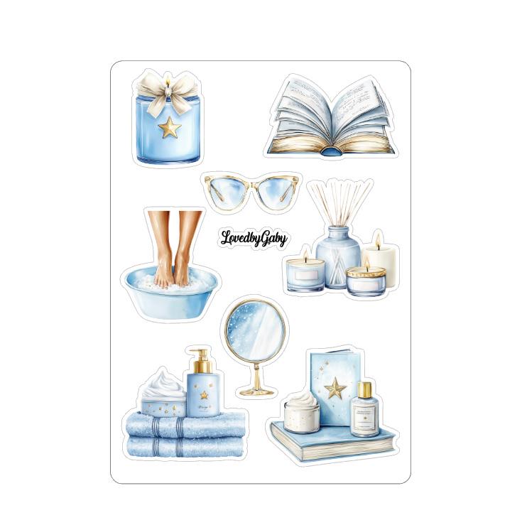 LovedbyGaby stickers evening routine