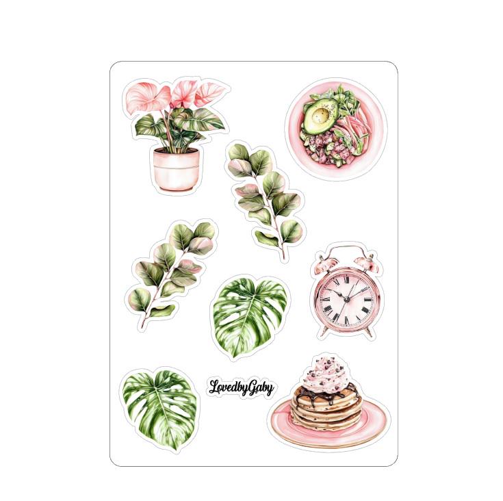 LovedbyGaby stickers morning routine