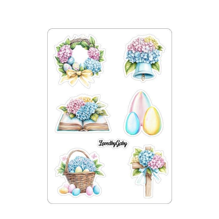LovedbyGaby stickers pastel easter
