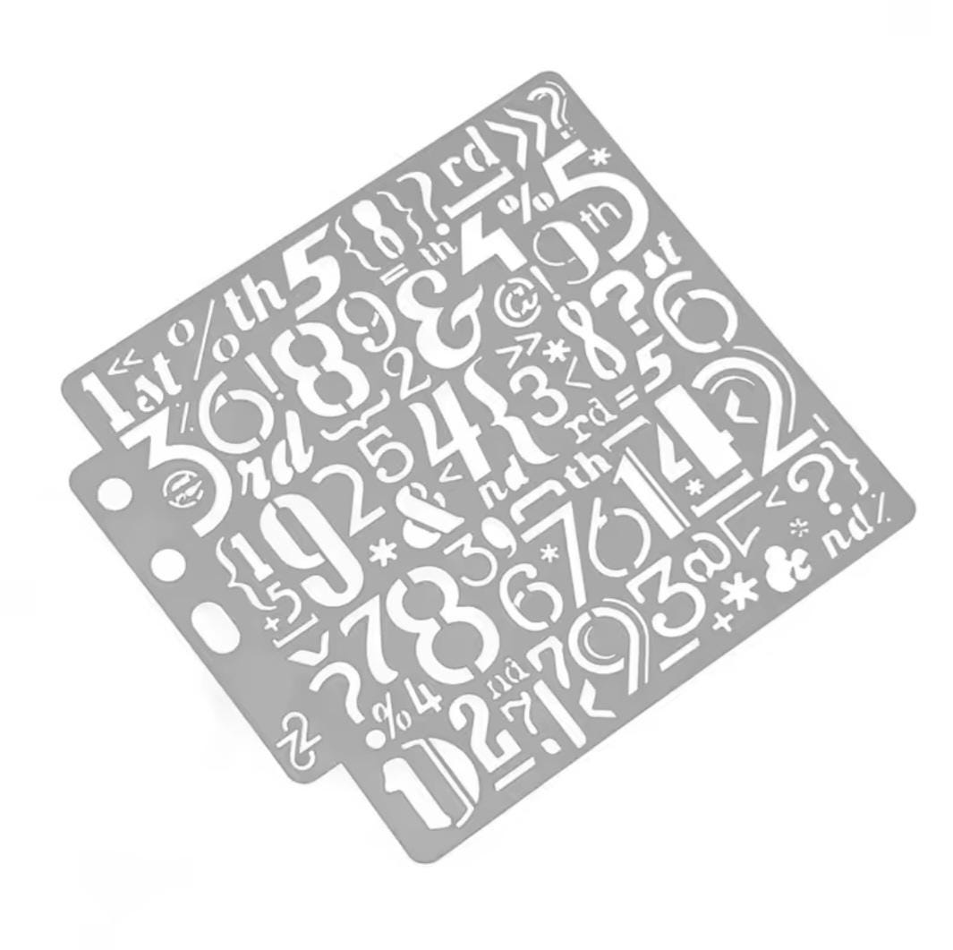 A5 Planners stencils
