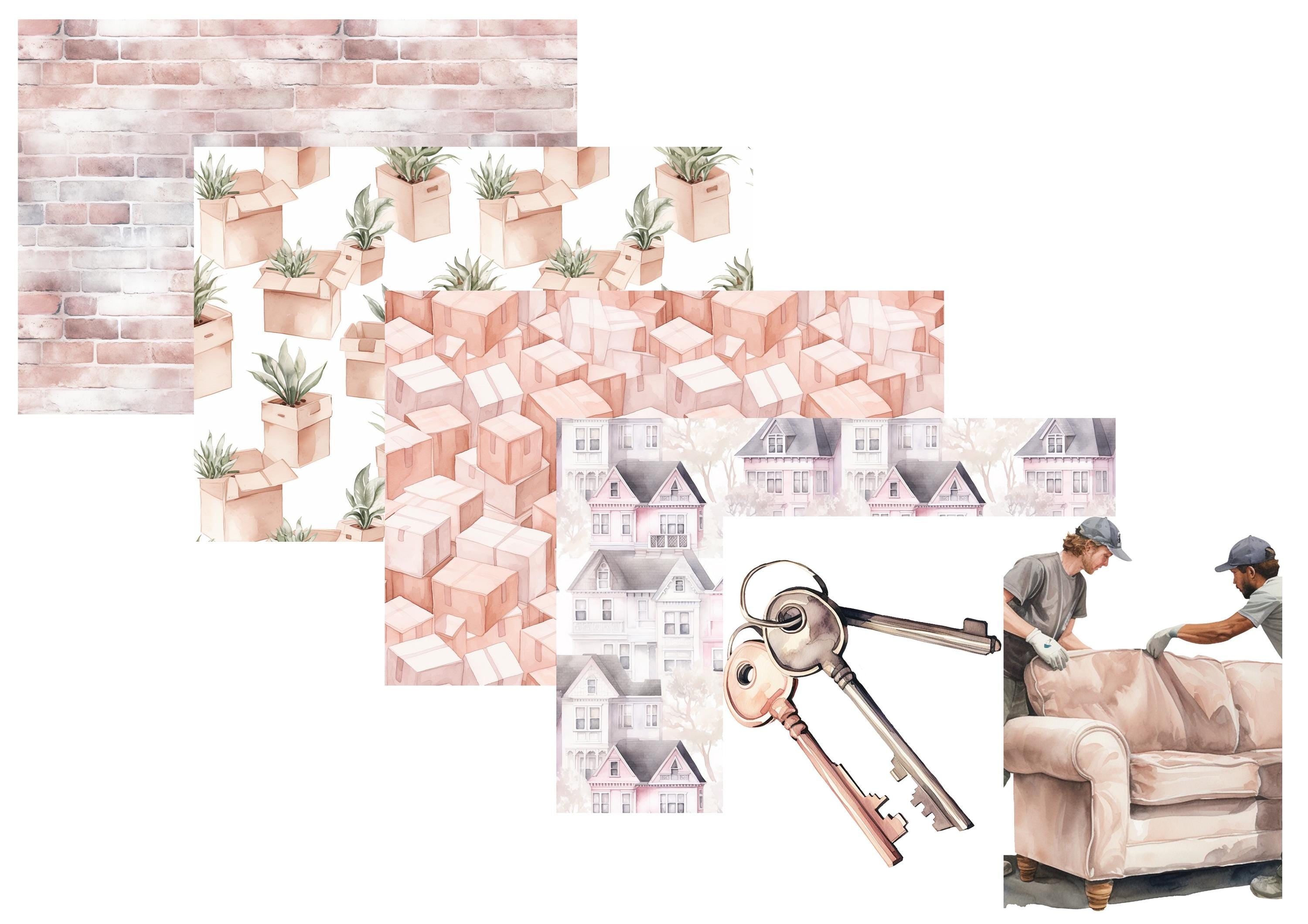 LovedbyGaby A4 journalpaper set moving / verhuizen