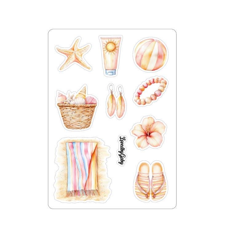 LovedbyGaby stickers Summerbeach