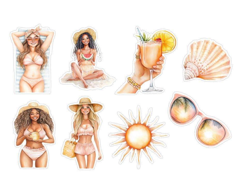 LovedbyGaby stickers ephemera sets