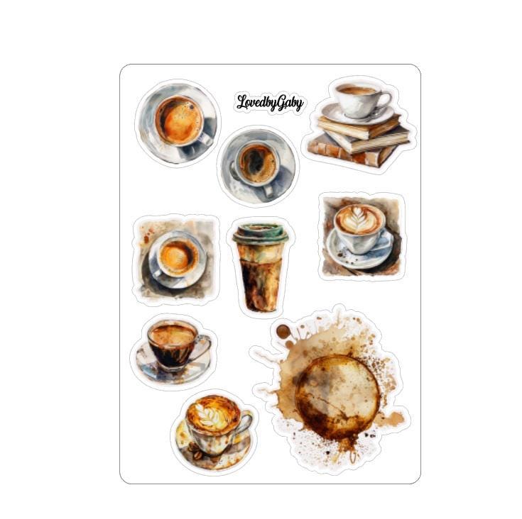 LovedbyGaby stickers Creative coffee