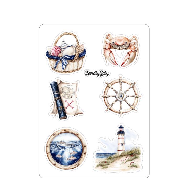 LovedbyGaby stickers Nautical