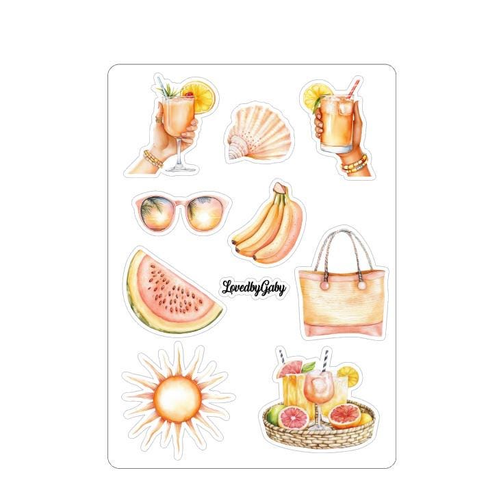 LovedbyGaby stickers Summerbeach