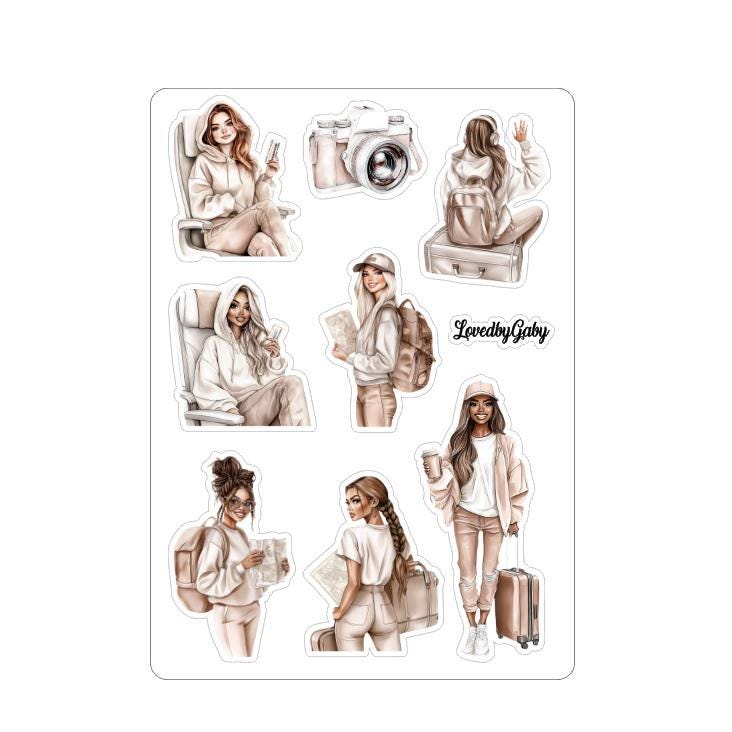 LovedbyGaby stickers travel