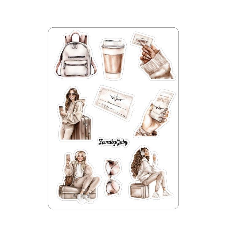 LovedbyGaby stickers travel