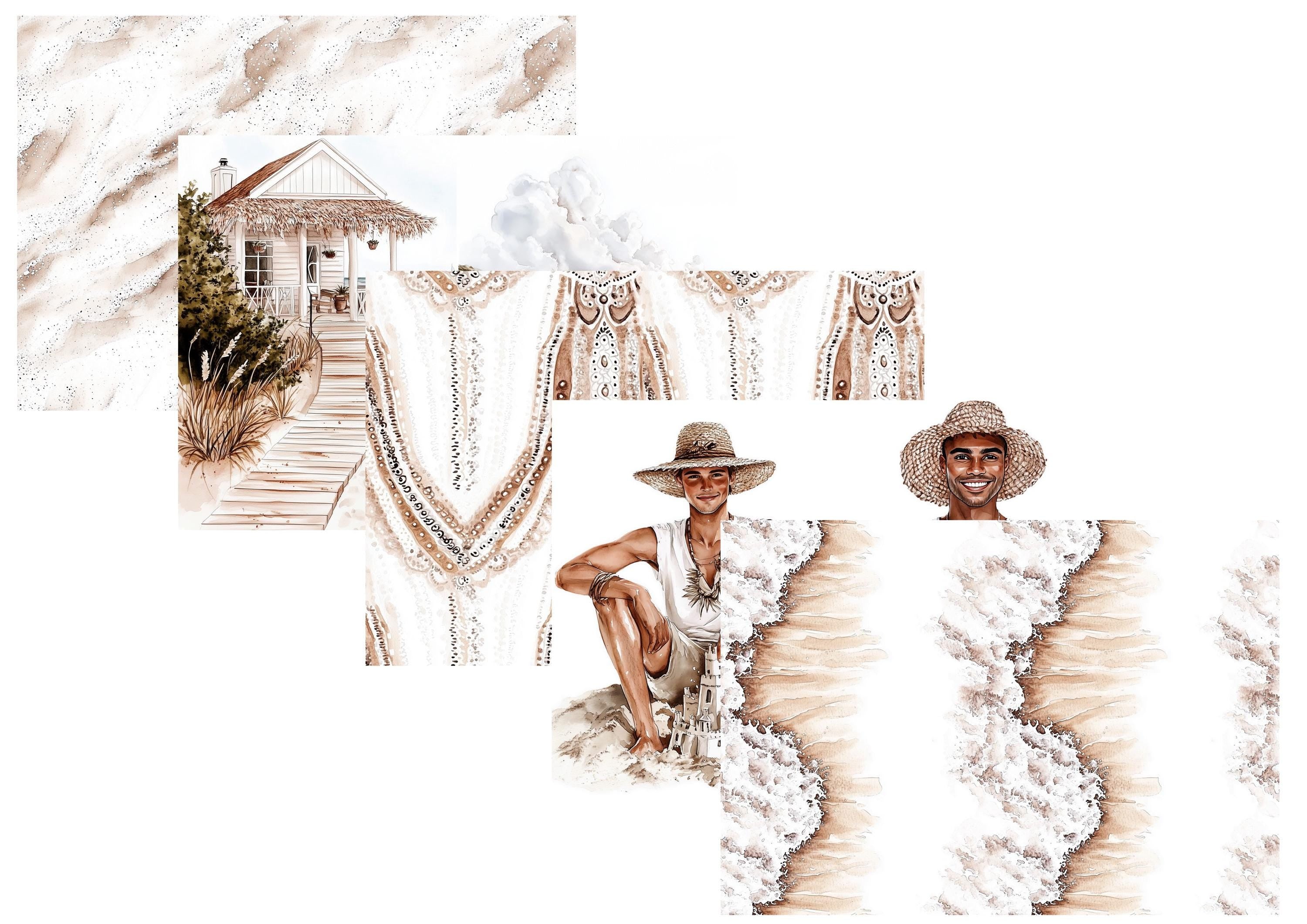 LovedbyGaby A4 journal paperset day at the beach