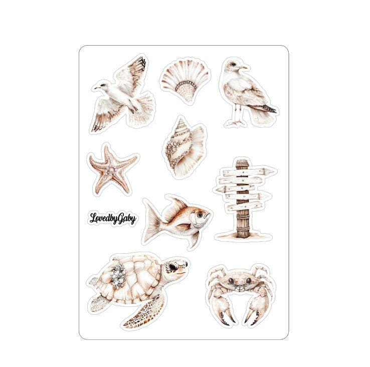 LovedbyGaby stickers day at the beach