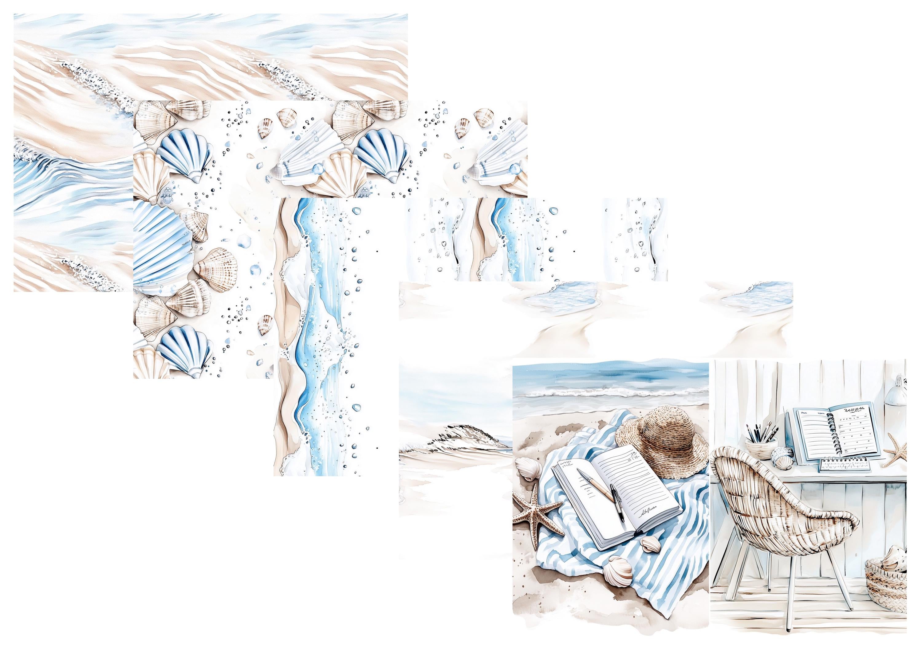 LovedbyGaby A4 journapaper set Coastal planner