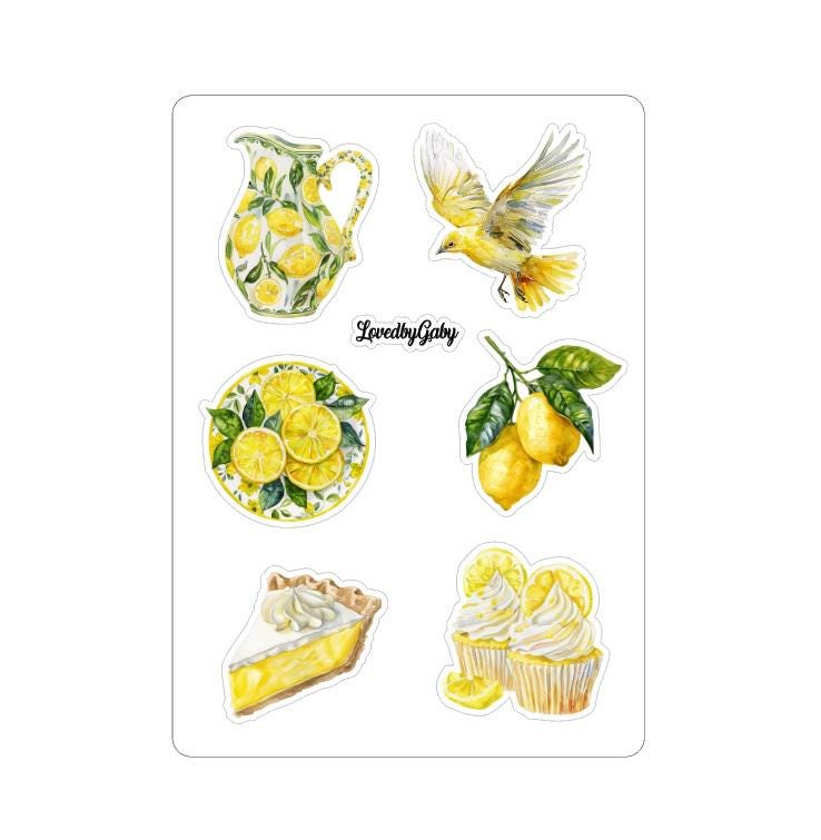 LovedbyGaby stickers Lemon vibes