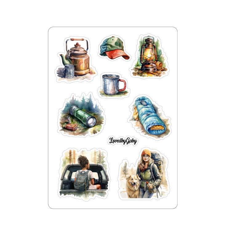 LovedbyGaby stickers hiking