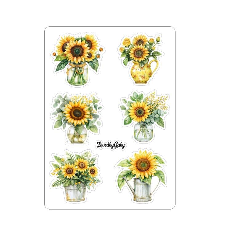 LovedbyGaby stickers Sunflowers
