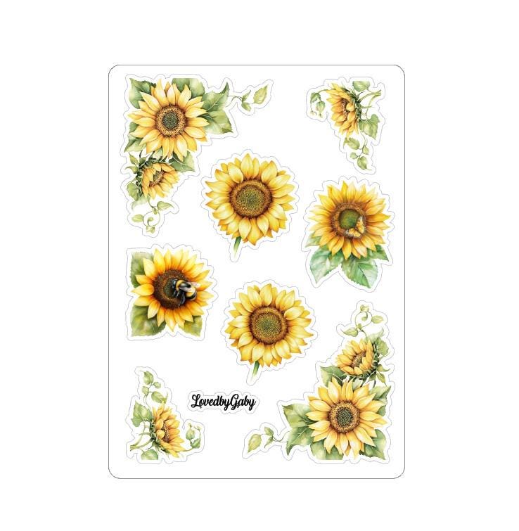 LovedbyGaby stickers Sunflowers