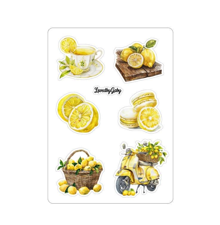 LovedbyGaby stickers Lemon vibes