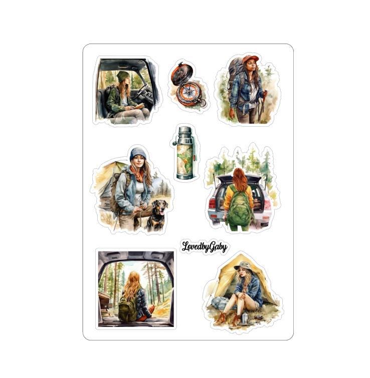 LovedbyGaby stickers hiking