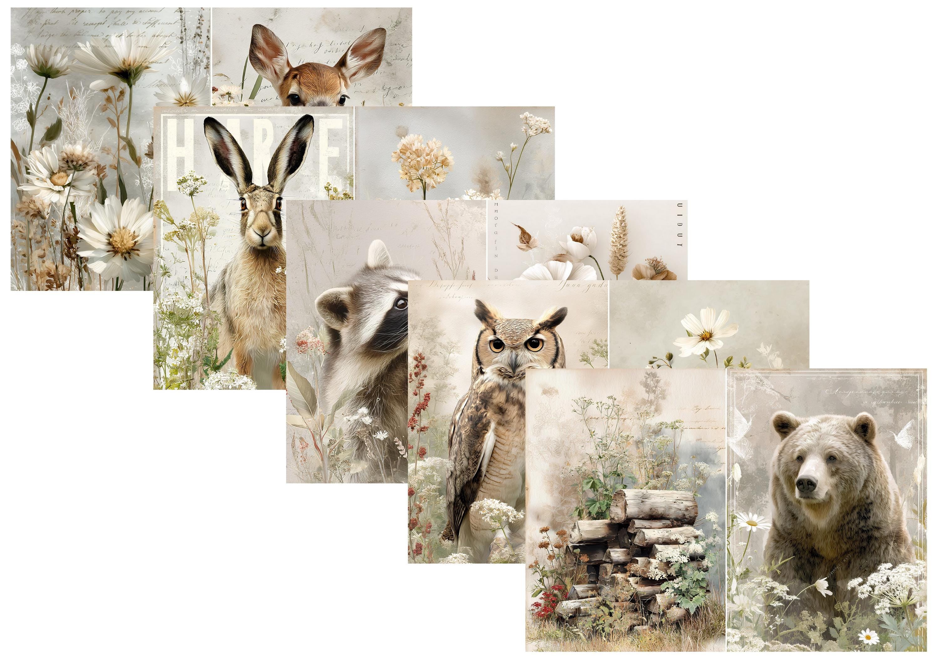 LovedbyGaby A4 journalpaper set Neutral autumn