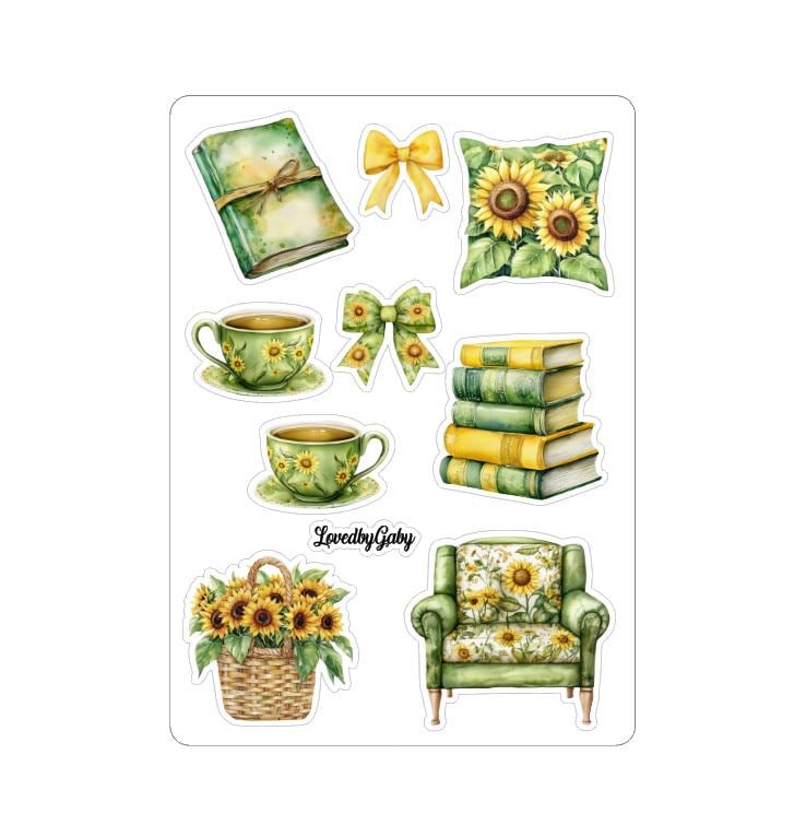 LovedbyGaby stickers Sunflowers