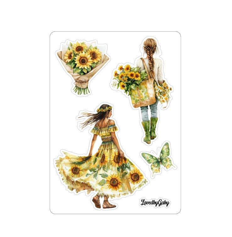 LovedbyGaby stickers Sunflowers
