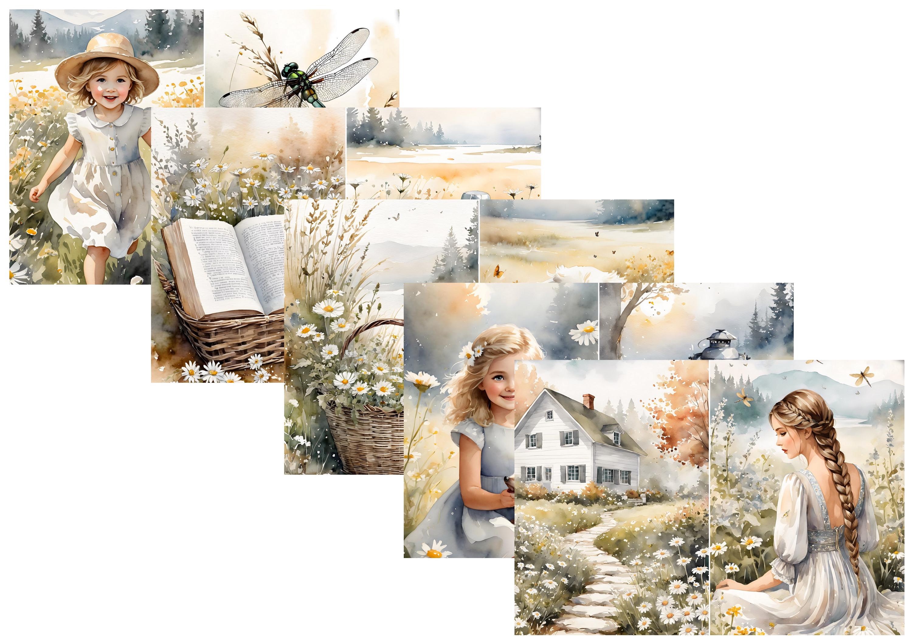 LovedbyGaby A4 journalpaper set Country life
