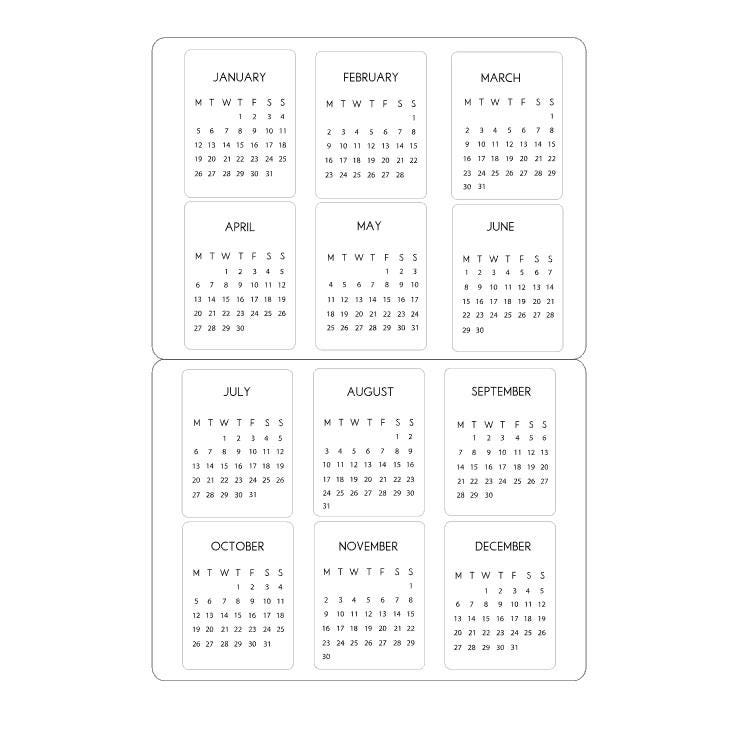 LovedbyGaby stickers monthly 2025