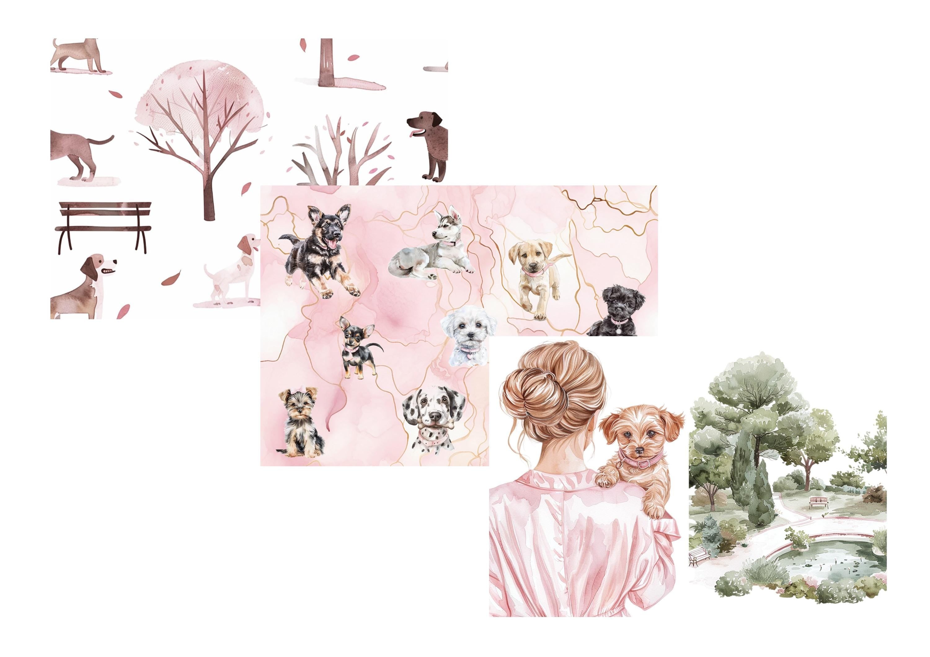 LovedbyGaby A4 journalpaper set dogmom