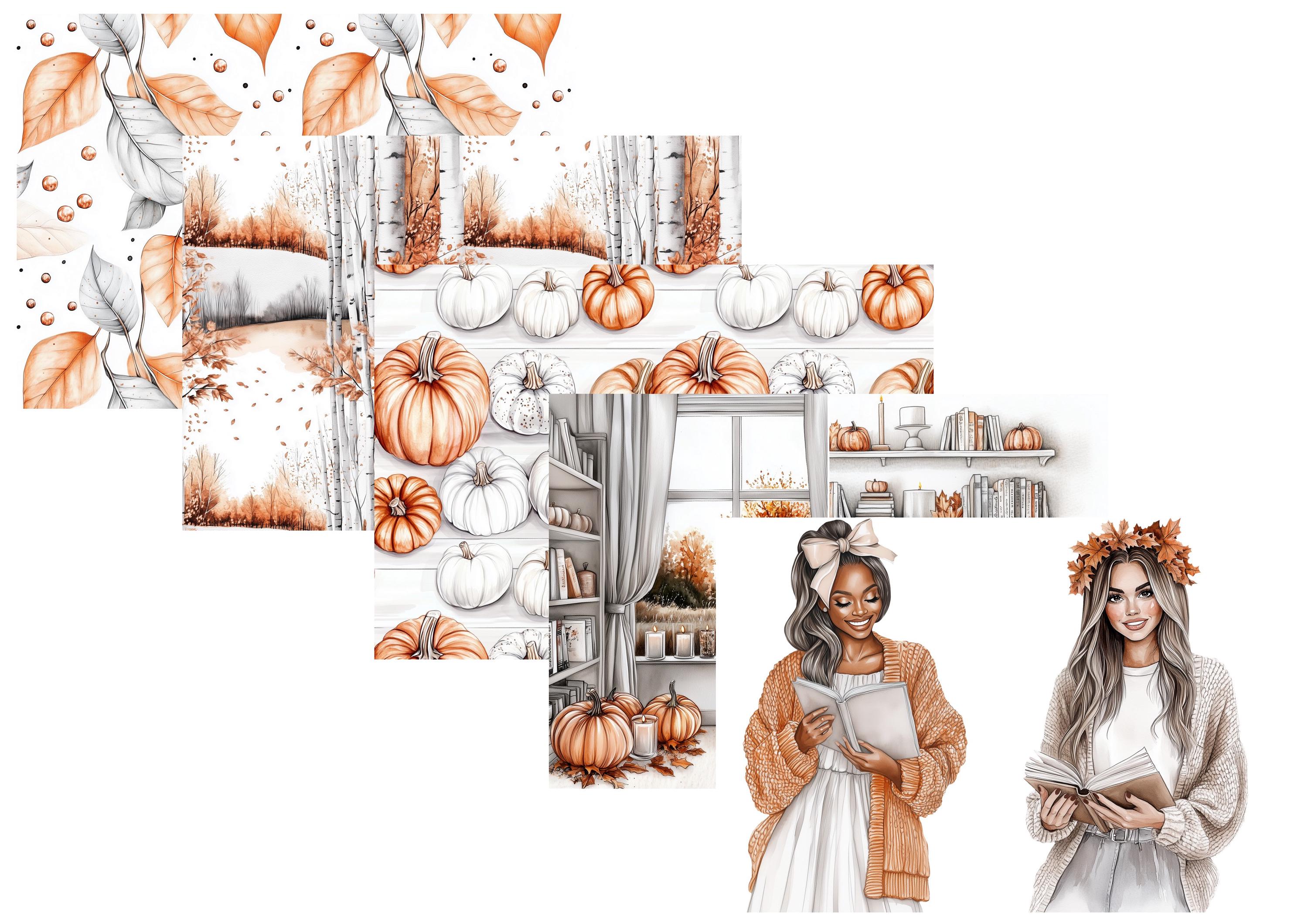 LovedbyGaby A4 journalpaper set Autumn planning