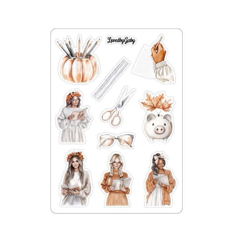 Lovedbygaby stickers autumn planner