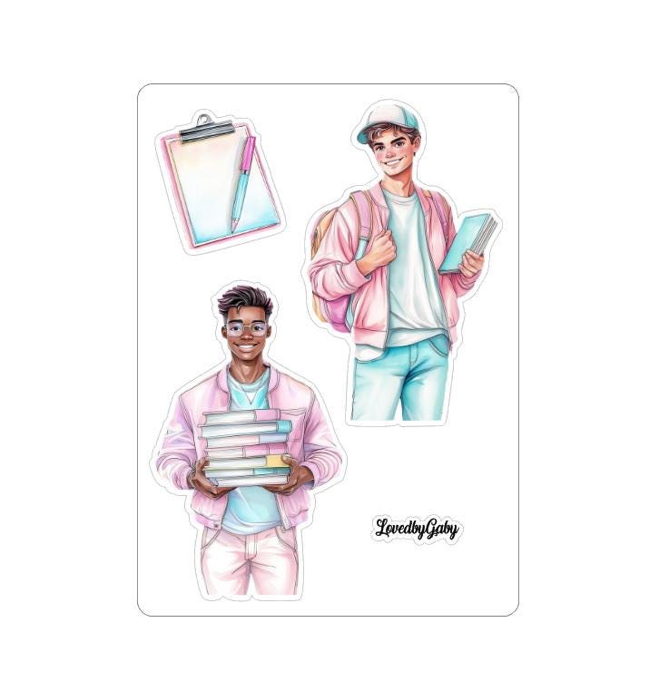 LovedbyGaby stickers Back to School
