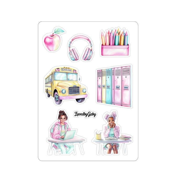 LovedbyGaby stickers Back to School