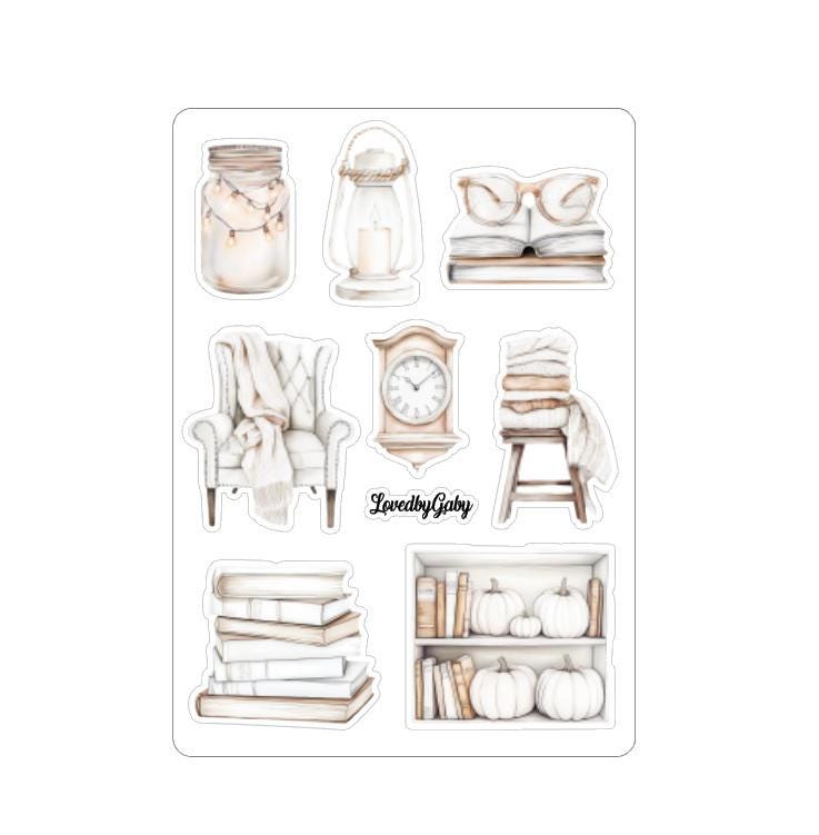 LovedbyGaby stickers white pumpkins