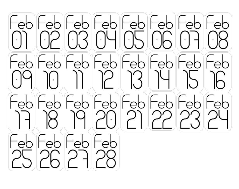 LovedbyGaby maand stickers ephemera set