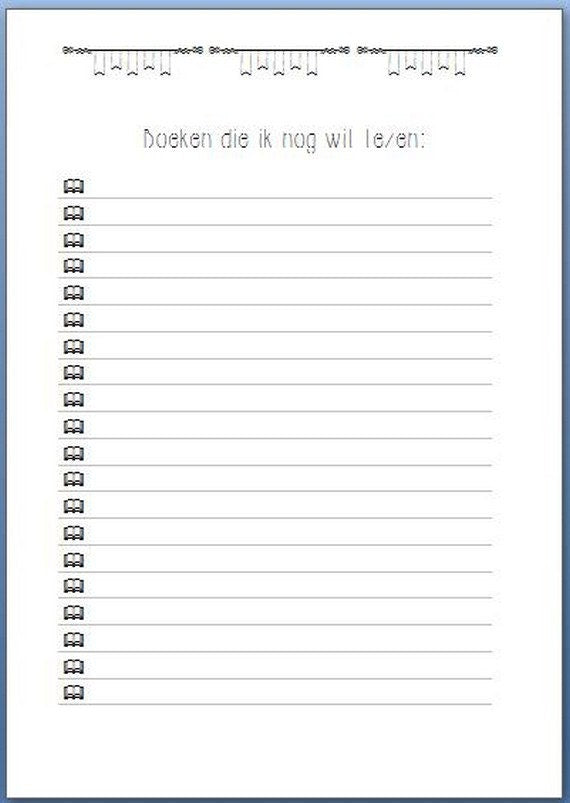 Invul-lijstjes inserts