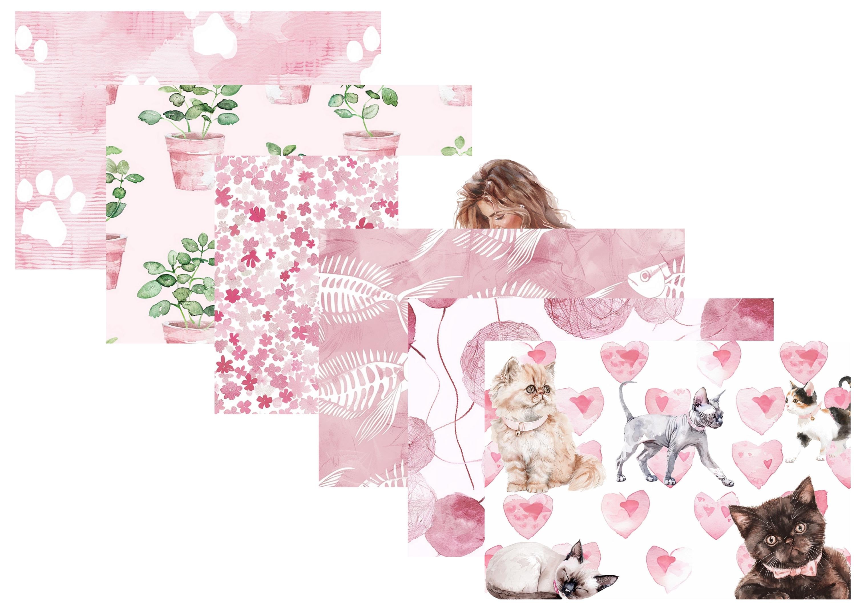 LovedbyGaby A4 journalpaper set Catmom