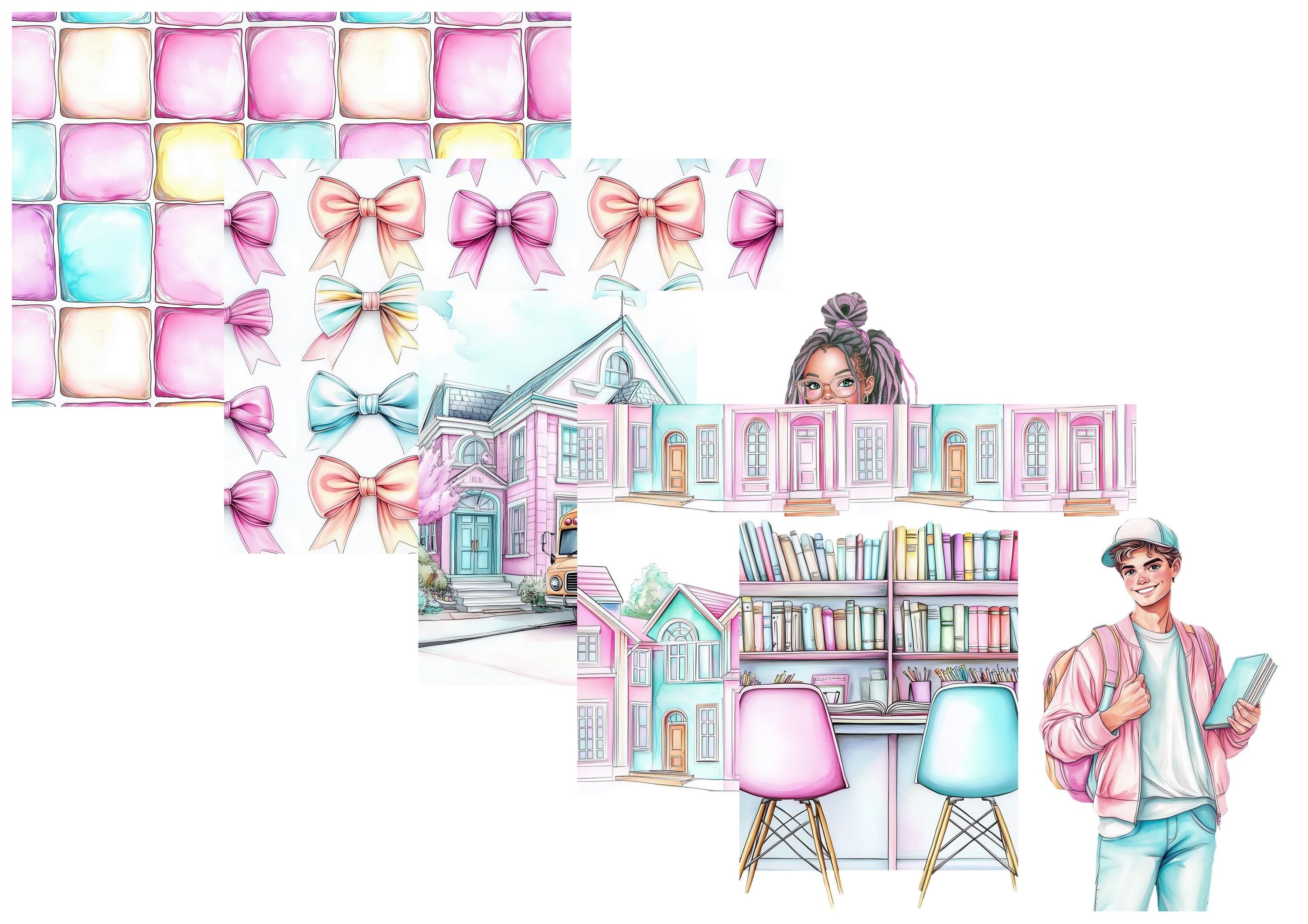 LovedbyGaby A4 journalpaper set Back to school