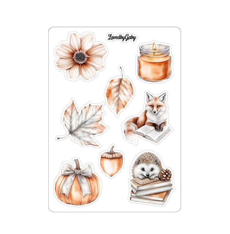 Lovedbygaby stickers autumn planner